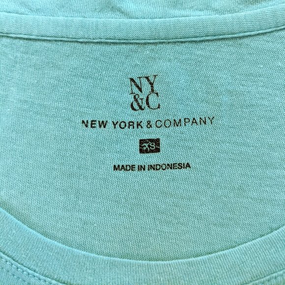 Turquoise NY&CO Paris Top (Size: X-Small) - Picture 5 of 9